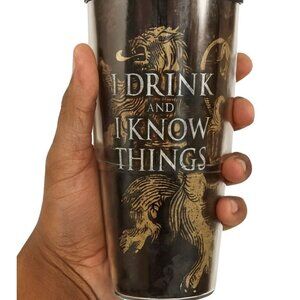 Tervis Game of Thrones Tumbler Black Gold I Drink and I Know Things 24 Oz 2016